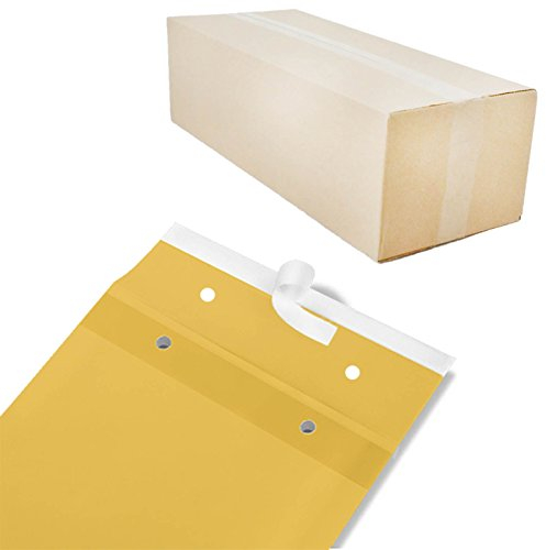 verpacking Luftpolstertaschen Versandtaschen Luftpolsterumschlag D4, Innenmaß 180 x 265 mm (Außenmaß 200 x 275 mm) Braun Polsterumschläge selbstklebend geeignet für DIN B5 C5+ (200 Stück)