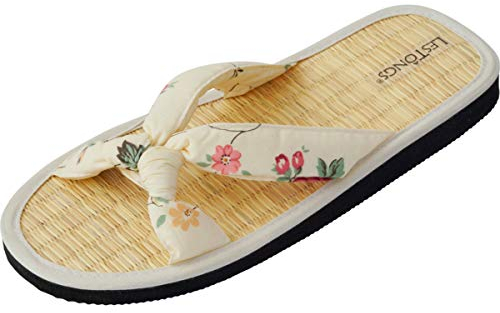 Japanwelt Zimtlatschen JUNCUS-K Flower Cremeweiß Cremeweiß Größe:37, 38