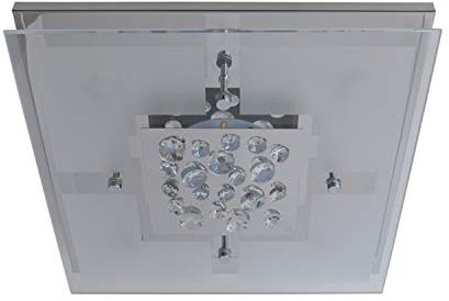 Näve Leuchten Deckenleuchte Led Deckenleuchte chrom, teilsatiniert