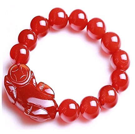 yigedan 100% reinen, natürlichen Jade handgeschnitzt Sicher und Evil Spirituosen Brave Troops Armband Armband