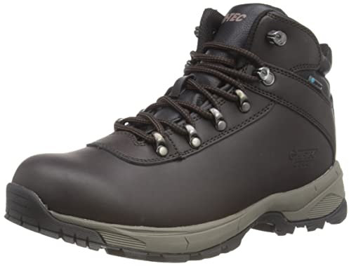 HI-TEC Mens Eurotrek Lite Waterproof Walking Boots (10 UK) (Dark Chocolate)