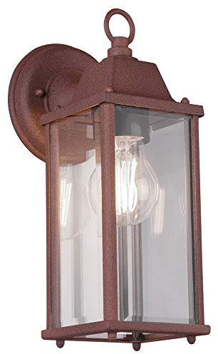 Wand Laterne Fernbedienung ALU Strahler Garten Leuchte Terrassen Rost Lampe dimmbar im Set inkl. RGB LED Leuchtmittel