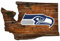 Fan Creations NFL Chicago Bears Unisex Chicago Bears Mini Roadmap State Schild, Team-Farbe, 30,5 cm