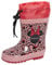 Disney Minnie Mouse Wellingtons - Stivali da neve foderati in pile, rosa, 25 EU
