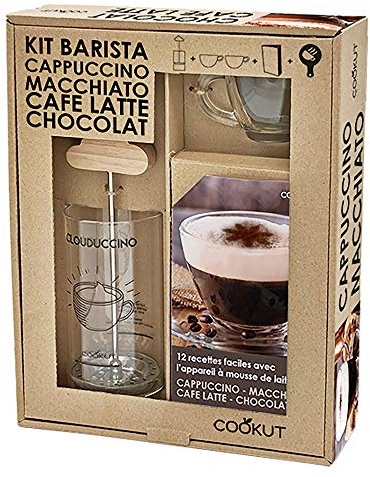 COOKUT - CLOUDCAD - COFFRET CADEAU BARRISTA MOUSSE DE LAIT POUR CAPUCCINO