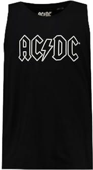JP 1880 Herren große Größen Übergrößen Menswear L-8XL Tank Top ACDC, ärmellos, Rundhals, bis 8 XL schwarz 7XL 790635130-7XL