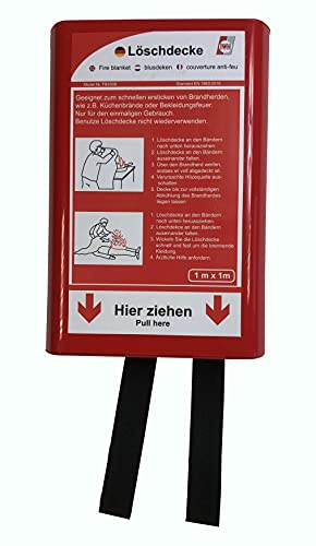 IWH Feuerlöschdecke 100 x 100 cm
