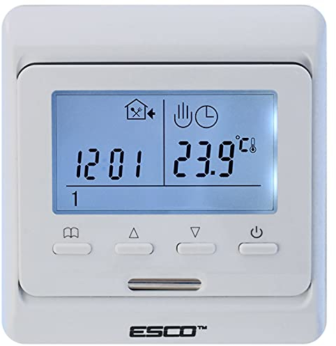 TC520 Raumthermostat Raum temperaturregler Fußbodenheizung Stellantriebe ElektroMatte