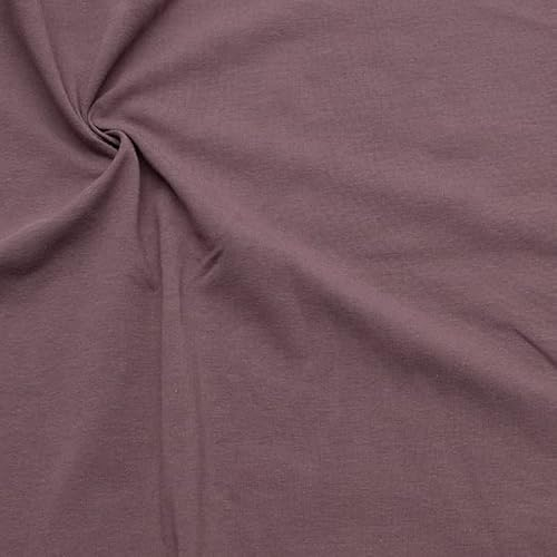 Stoffkontor Bio Baumwoll Stretch Jersey Organic Stoff - Öko-Tex Standard 100 - GOTS Zertifiziert - Meterware, Farbe Beere - zum Nähen von Bekleidung, Deko UVM.