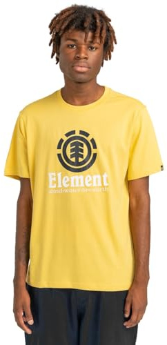 Element Vertical - T-Shirt - Men - Yellow.