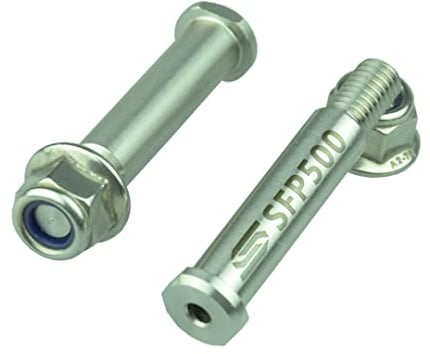 SCAR Axe de repose pieds compatible avec KTM SX SXF EXC EXC TPI EXCF 50-500 HUSQVARNA TC FC TX TE TEi FE FX GASGAS MC-E 5 MC MCF EC ECF BETA RR XTRAINER 390 430 480 HUSABERG 04-23