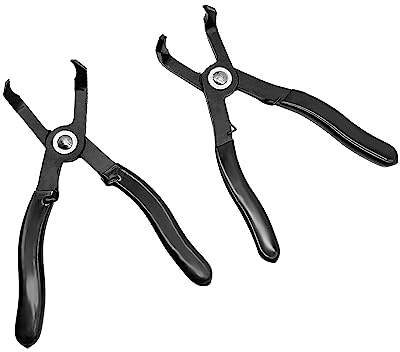 ORIGiNTECH 30°& 80° Push Pin Plier Set, Angled Pliers Fastener Remover Tool Rivet Puller, 2 Pcs Set
