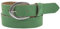 fashionchimp Basic Damengürtel aus 100% echtem Leder, glänzende Gürtel-Schließe, Breite ca. 2,8cm, Made In Germany (Grün-Althea, 120/BW105)
