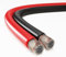 ETEC, speaker cable 50 m, speaker cable CCA cable, cable section 2x0.75mm², red/black