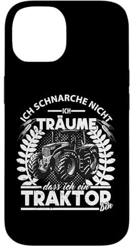 Hülle für iPhone 14 Ich schnarche nicht Traktor Trecker Bauer Landwirt Deutz