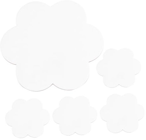 STOBOK 5pièces Panneaux De Peinture Toile Toiles Blanches Pour Huile Et Éléments Artistiques Fiables Et