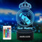 AIRUEEK Lampe Madrid, 3d Led Football Madrid De Chevet Enfant 16 Couleurs Changeantes Avec Télécommande, Decoration Chambre Anniversaire Surprise Cadeau Garcon 7.8.9.10-12 Ans