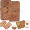 K-S-Trade Protective Case For Xiaomi POCO M6 Pro 360° Cover Cork Case Compatible With Xiaomi POCO M6 Pro Smartphone Wallet Case Stand Function BookStyle 1x brown