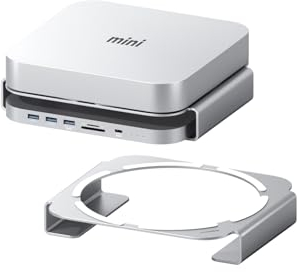 Hagibis Laptop-Ständer für Mac Mini & Mac Studio M1 M2 M3 Chip Wärmeableitung Aluminiumlegierung Halterung Dock Kühlung Desktop Halter Zubehör