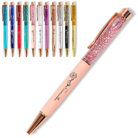 Getname Necklace Personalisierter Stift | Geschenk Stifte für Frauen | Benutzerdefinierte Stifte | Gravur Benutzerdefinierten Stift | Party Geschenke | Kugelschreiber | Personalisierter Glitzerstift