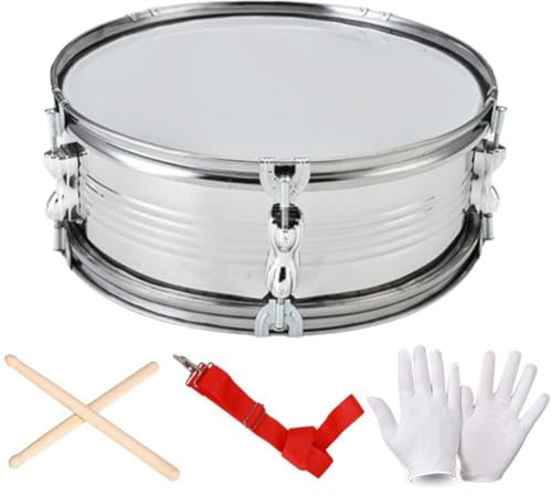 Tsffae 13-Zoll-snaredrum-Set Verstellbarem Riemen – Percussion-marschtrommel Trommelstöcken Zum Musiklernen Und Aufführen Von Percussion-musikinstrumenten