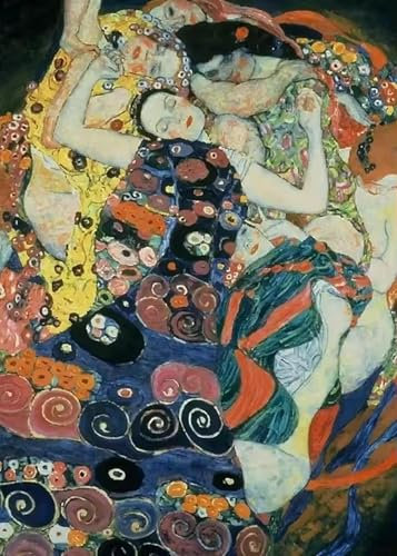 phtnmaihw Wandkunst, Poster, Gustav Klimt, berühmtes Gemälde, Mutter Baby, 58 x 78 cm, ohne Rahmen