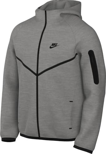 Nike Tech Fleece Fullzip Windrunner Giacca da uomo Dk Grey Heather/Black XL