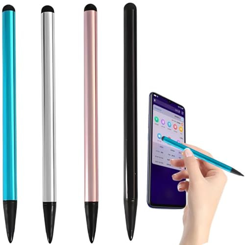4 pcs penne stilo capacitive universali per touch screen, penne stilo per tutti i tablet, penne stilo per touch screen, per iPhone iPad Pro Mini Samsung Galaxy Surface Huawei Lenovo ecc.