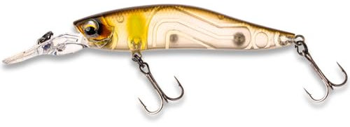 LMAB Flash Vibe 67, 80 & 98 mm - Twitchbait - Suspending & Floating, Hardbait, Wobbler Barsch, Suspender Wobbler, Zander Wobbler (Lauftiefe 1,0-2,0 m | schwebend/suspending, Ayu, 80 mm)