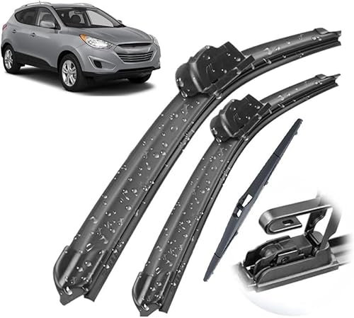 Limpiaparabrisas Escobilla para Hyundai Tucson MK2 ix35 2010-2015 Parabrisas De Coche Escobillas Limpiaparabrisas Juego de Parabrisas Escobillas