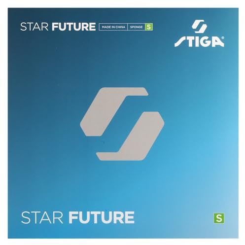 STIGA Star Future S – Belag für Tischtennisschläger 2,0 mm, weich, Rot, Gute Balance zwischen Tempo, Spin und Kontrolle – perfekt für deinen ersten eigenen Schläger
