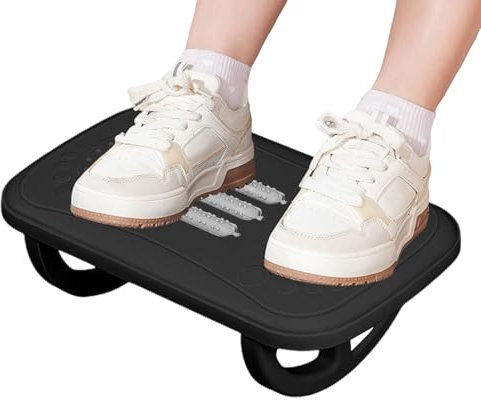 Fußstütze unter dem Schreibtisch | Ergonomischer Hocker mit Wippe für Stuhl | Entspannung Beine Mobile Fußstütze für Mehrzweckmöbel