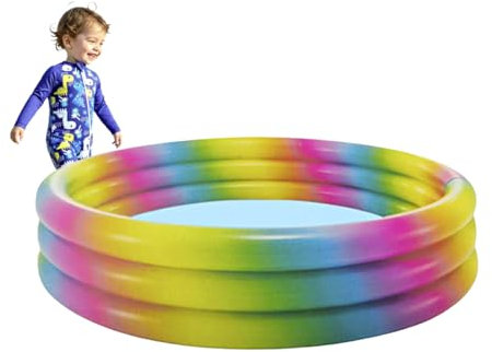 Piscine gonflable (168 x 38 cm) pour enfants et adultes, jardin extérieur ou intérieur, fabriquée en vinyle résistant, modèle 2