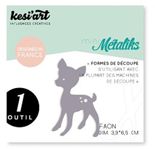 Kesi'Art Mini Metaliks Stanzschablone Faon Bambi Rehkitz