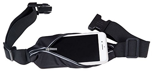 PFIFF Bauchtasche Laufgürtel Hüfttasche mit verstellbarem Gummiband, Wasserdicht, Refkeltoren, Fitness Laufen Joggen Reisen Radfahren