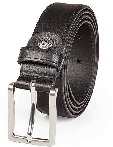 LINDENMANN Gürtel Herren Vollledergürtel aus Rindleder, 30 mm breit, kürzbar, Gürtel Herren XXL, schwarz, Farbe/Color:schwarz, Size US/EU:Bundweite 95 cm Gesamtlänge 110 cm W 37.4 L