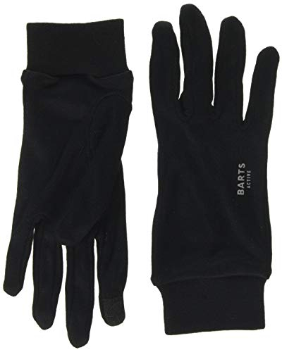 Barts Unisex Silk Liner Gloves Handschuhe, Schwarz (Black 0001), X-Large (Herstellergröße: L/XL)