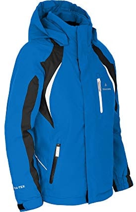Bergson Jens | Kinder Skijacke, perfekt für Junge Wintersportler, Strong Blue [388], 176 - Kinder