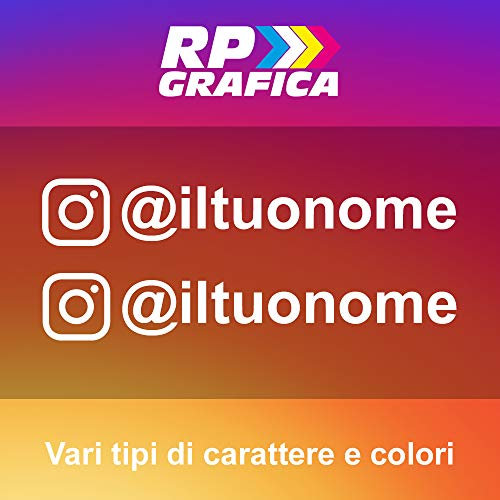 Adesivi stile Instagram Personalizzati per auto moto Stickers