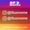 Adesivi stile Instagram Personalizzati per auto moto Stickers
