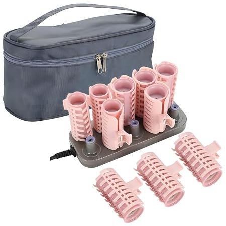 Professional Electric Heated Roller, Home handheld Curling Roll Hair Tube Hair Styling Tool 220V 10Pcs(Upgrade)