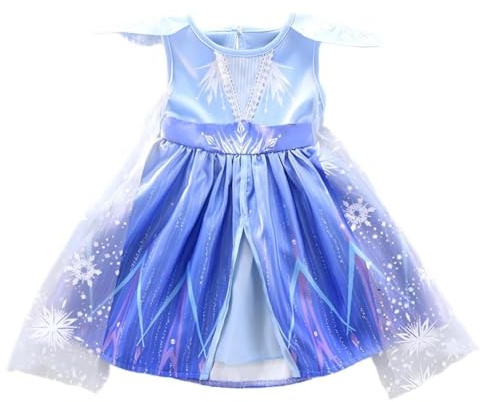 Lito Angels Mädchen Winterprinzessin Kostümkleid, Blau