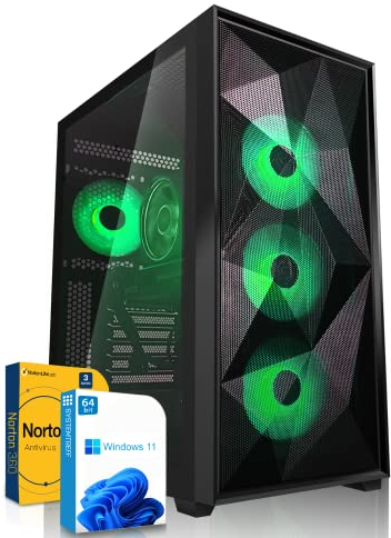 SYSTEMTREFF High-End Gaming PC AMD Ryzen 9 7900X 12x5.6GHz | Nvidia RTX 5060 TI 16GB DX12 | 1TB M.2 NVMe | 32GB DDR5 RAM | Windows 11 | Desktop Computer Rechner für Gamer, Zocker & Streamer