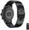 Cinturino in metallo compatibile con Amazfit Falcon – Cinturino di ricambio in acciaio inox da 22 mm per uomo e donna – Cinturino per orologio Amazfit Falcon (B,22 mm)