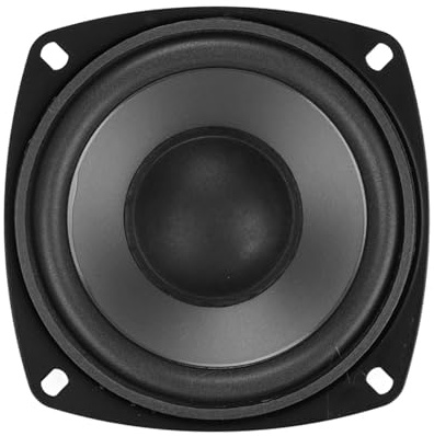 Altavoz Coaxial para Automóvil 4 Pulgadas Aramox 400W Tipo Imán Externo Rango Medio para Coches y Camiones Negro Pro FSX8