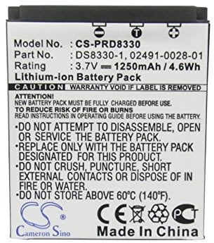1250mAh 4.63Wh Battery Replacement for HITACHI HDC831E Camera fit Part No. 02491-0028-01
