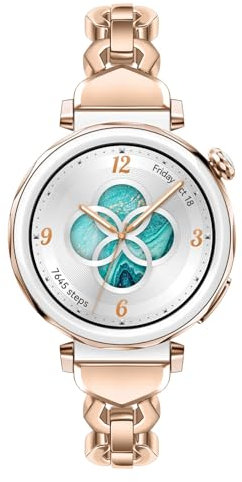 TRUMiRR Pulsera Reemplazo para Huawei Watch GT 5 Pro 42mm, Pulsera de joyería con correa de acero inoxidable para Huawei Watch GT 5 Pro 42mm/GT3 Pro 43mm/GT3 42mm/GT 2 42mm/Honor MagicWatch 2 42mm