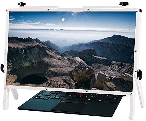 Magnifying Glass,Computer Screen Magnifier Laptop Screen Magnifier Newest ersion, 22 Foldable Screen Protector, for Laptop Ultra-Clear Blu-Ray 5X Reading Amplifier