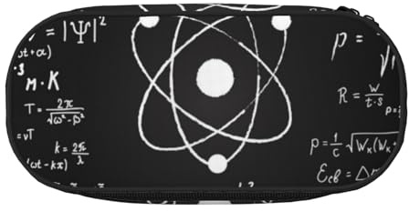 HDTVTV Physik Druck Gedruckt Bleistiftbeutel Stiftetui Tragbare Bleistifttasche Mit Reißverschluss Kosmetiktasche Tasche