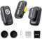 Hollyland LARK A1 Mini Duo - Mini microfono wireless per iPhone 14/13/12 (2 TX + Lightning RX), microfono magnetico per YouTube, TikTok, podcast, vlogging (Nero, Senza Custodia di Ricarica)